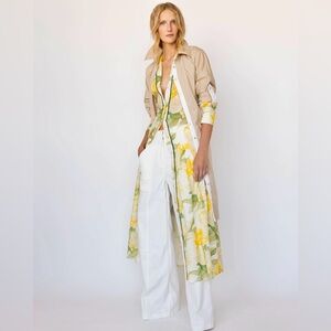 CHRISTY LYNN Aspyn Wide Leg Cargo Pants in White